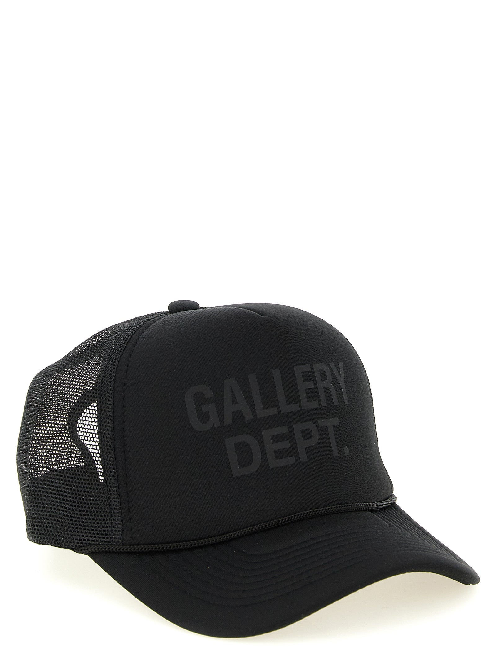 GALLERY DEPT. Black Rubber Cap (Baseball Hat)