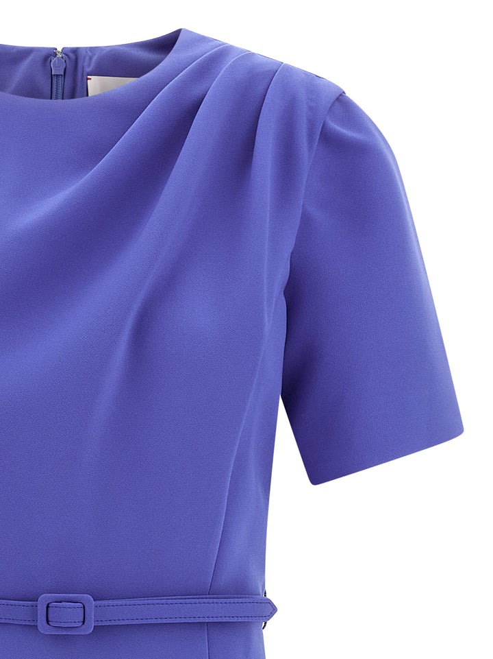 Carolina Herrera blå midikjole i polyester
