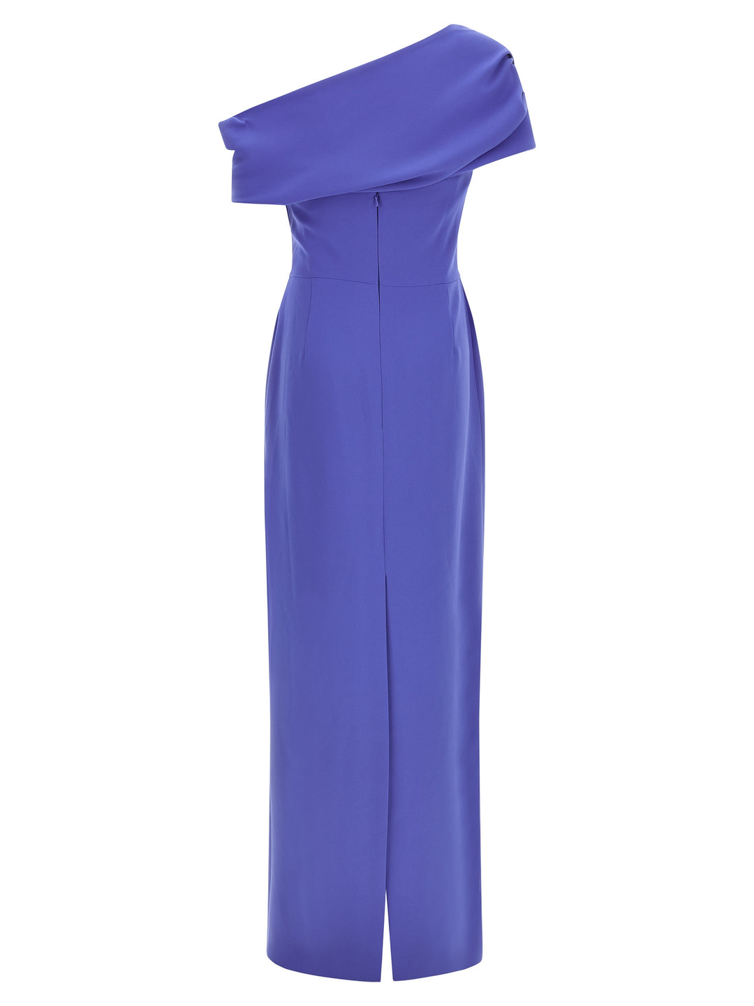 Carolina Herrera blå polyester lang kjole
