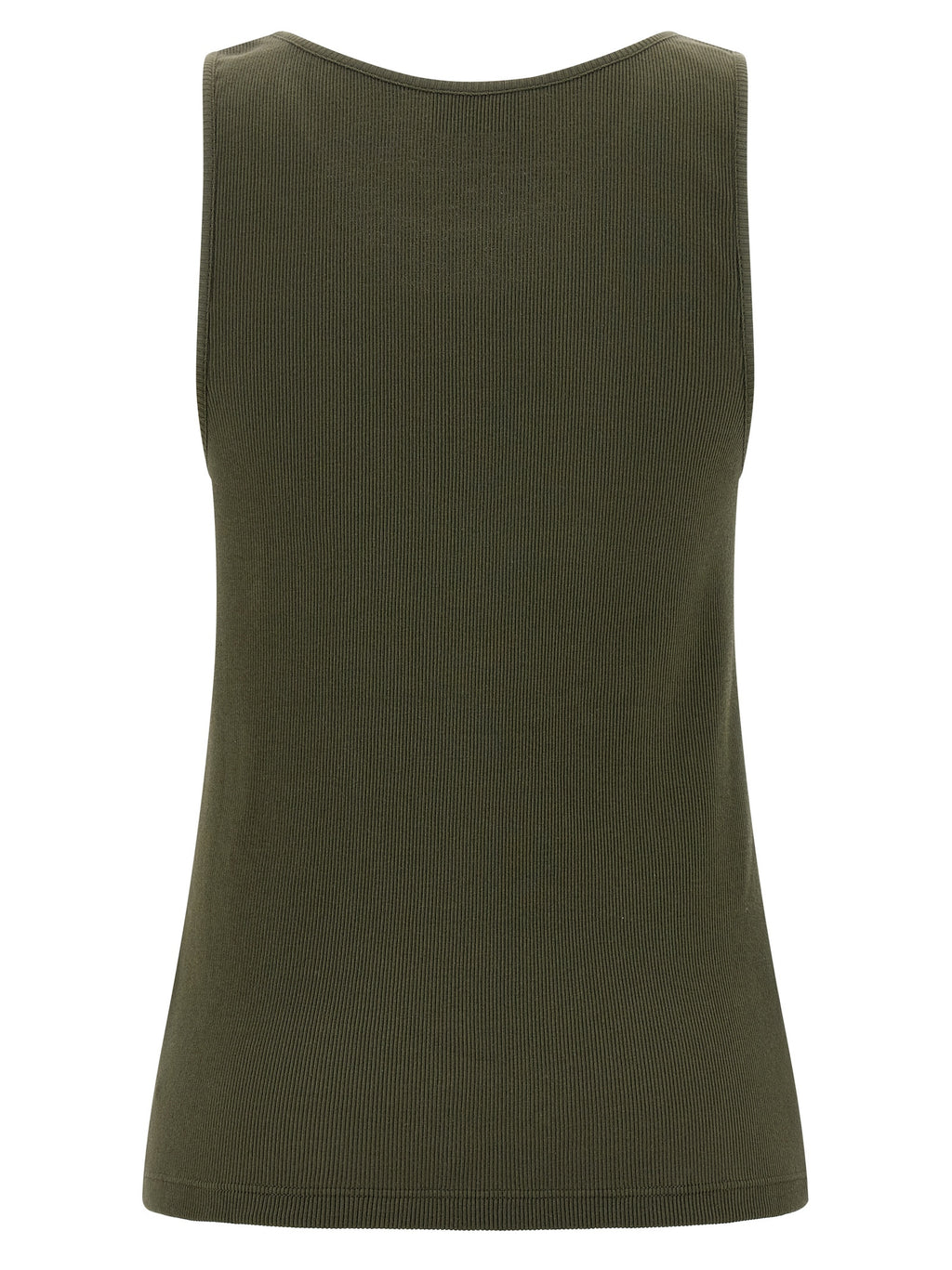 Saint Laurent Bicolor Cotton Tank Tops