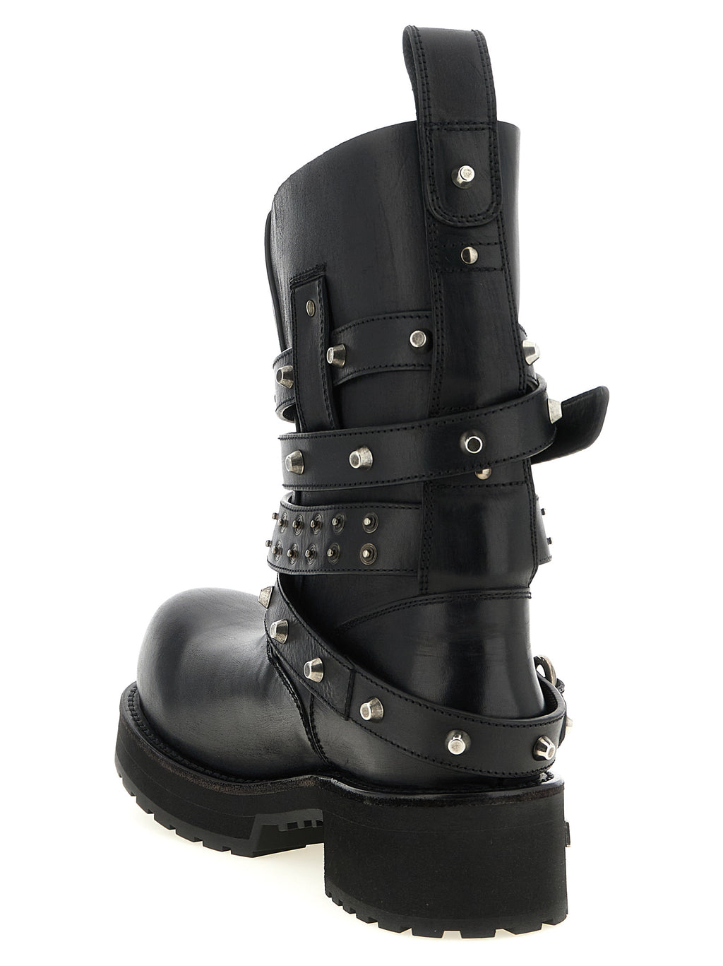 Balenciaga Black Calfskin Ankle Boots
