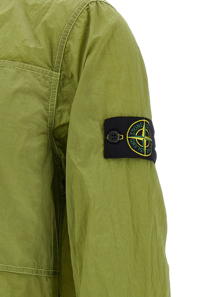 Stone Island Bicolor Polyamid Bluse