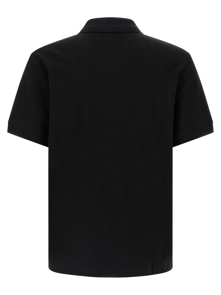 Hugo Boss sort bomullspique-skjorte