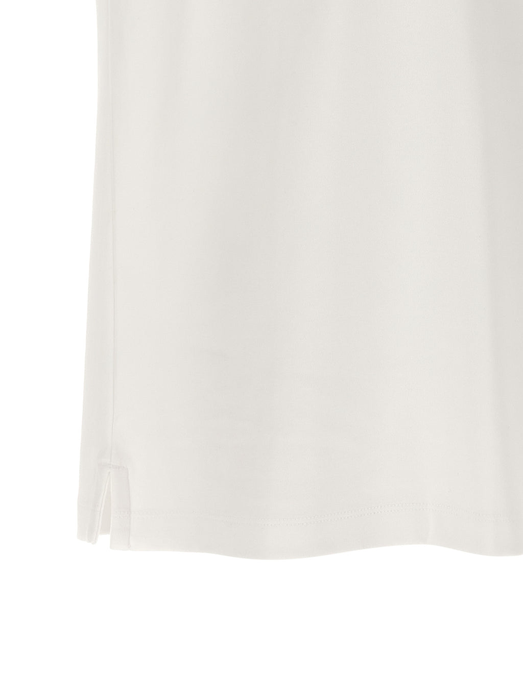 Hugo Boss White Cotton Polo Shirt