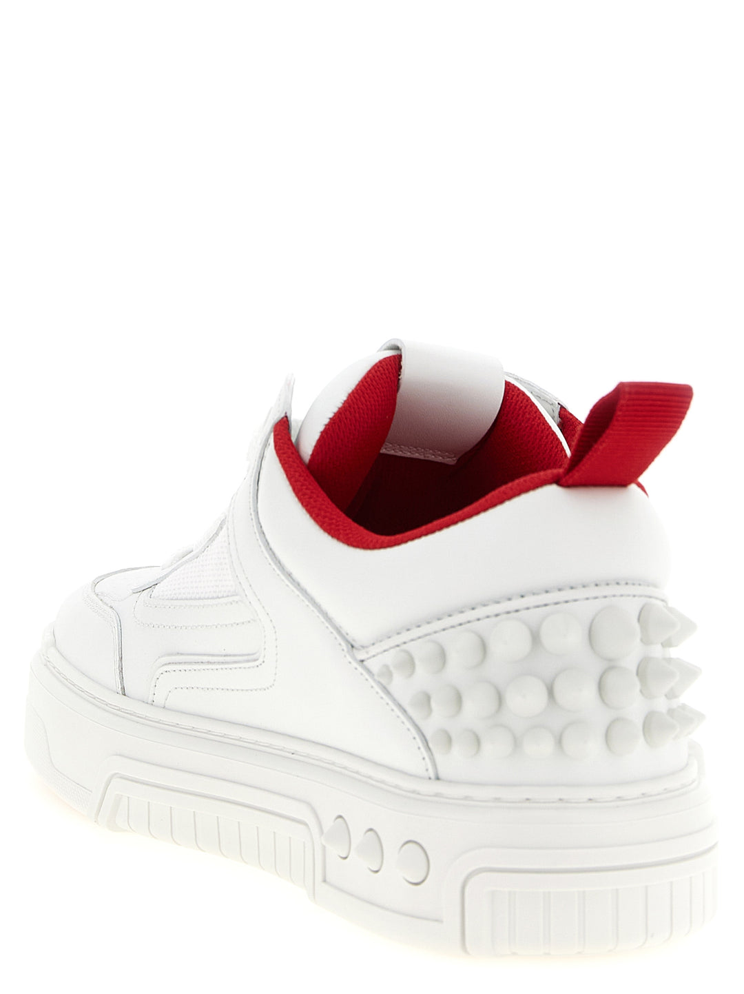 Christian Louboutin hvite sportssko i kalveskinn