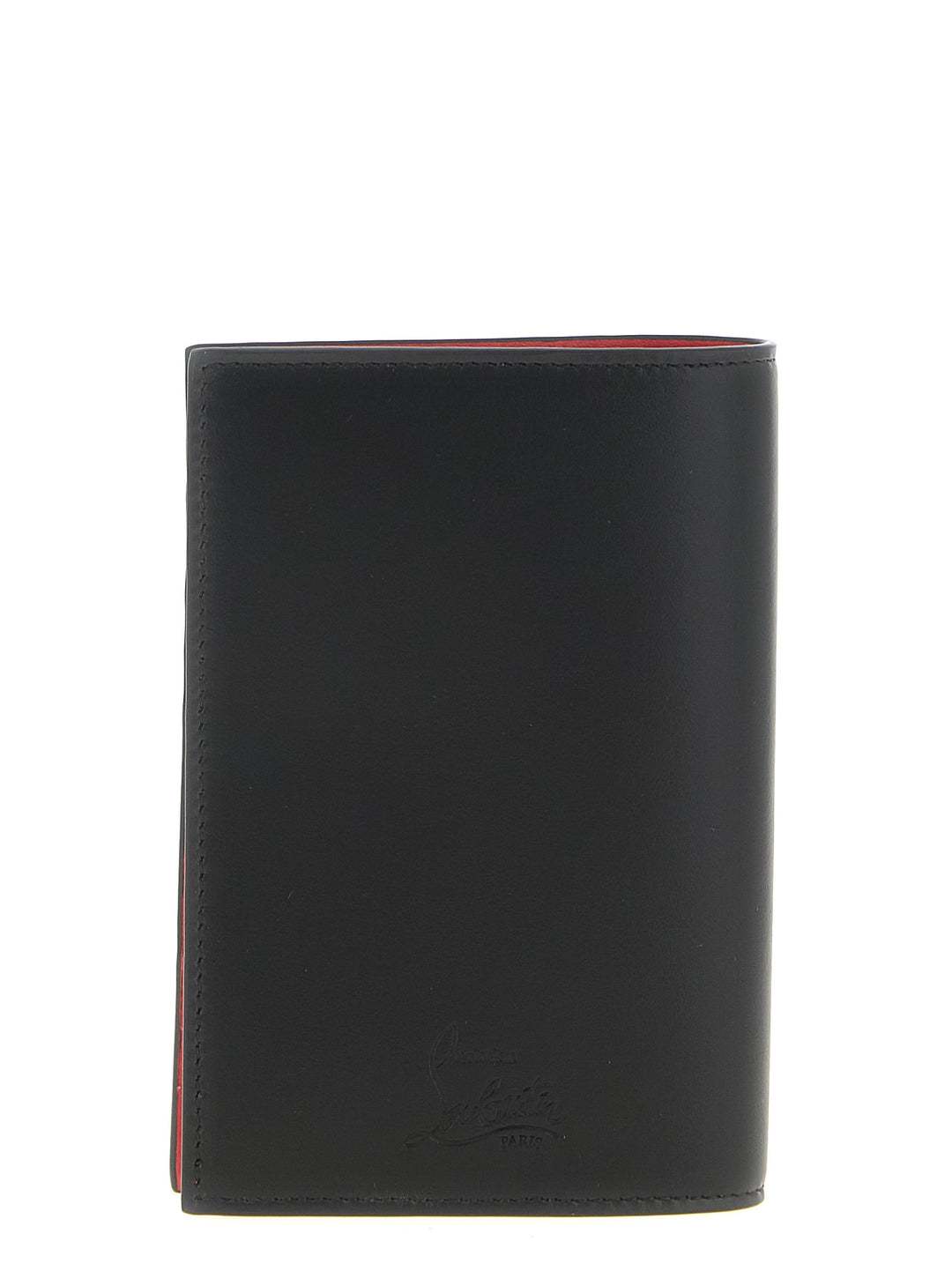 Christian Louboutin Lommebok i sort kalveskinn