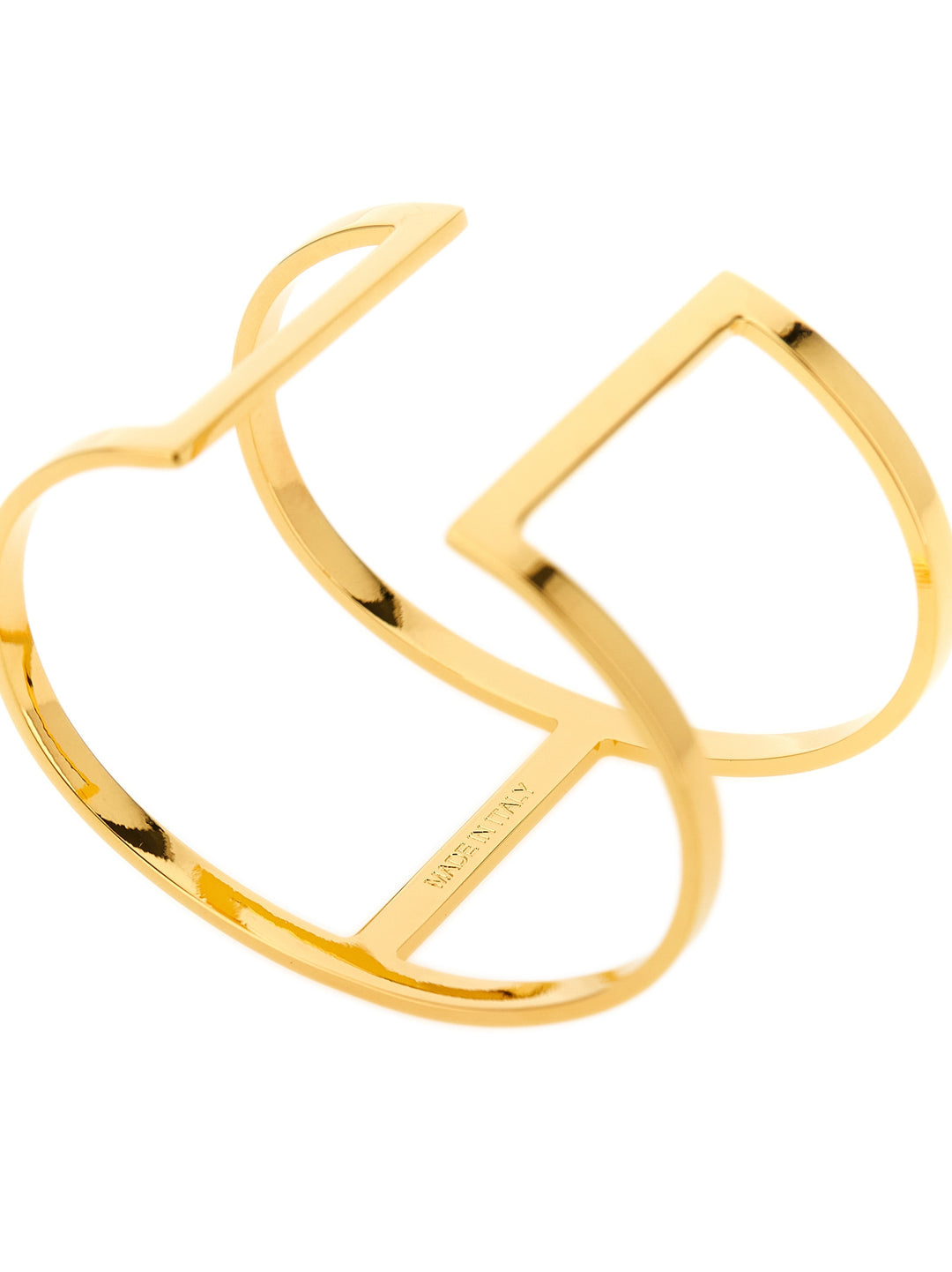Elisabetta Franchi Gullfarget Messingarmbånd
