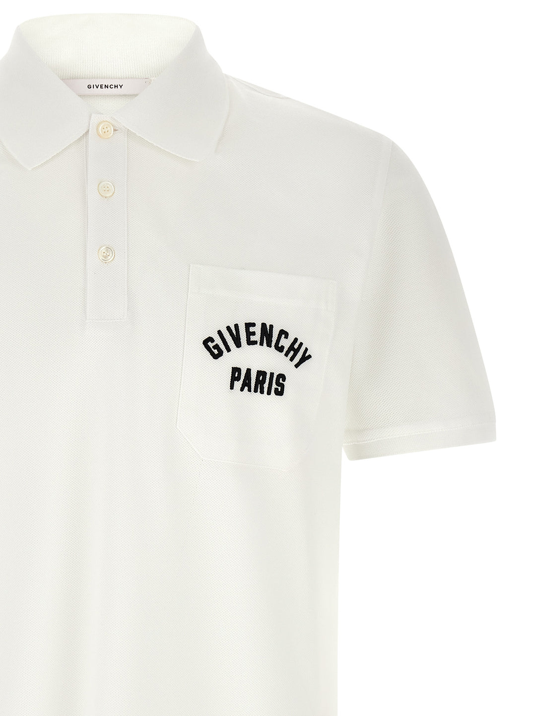 Givenchy hvit bomullspique-skjorte