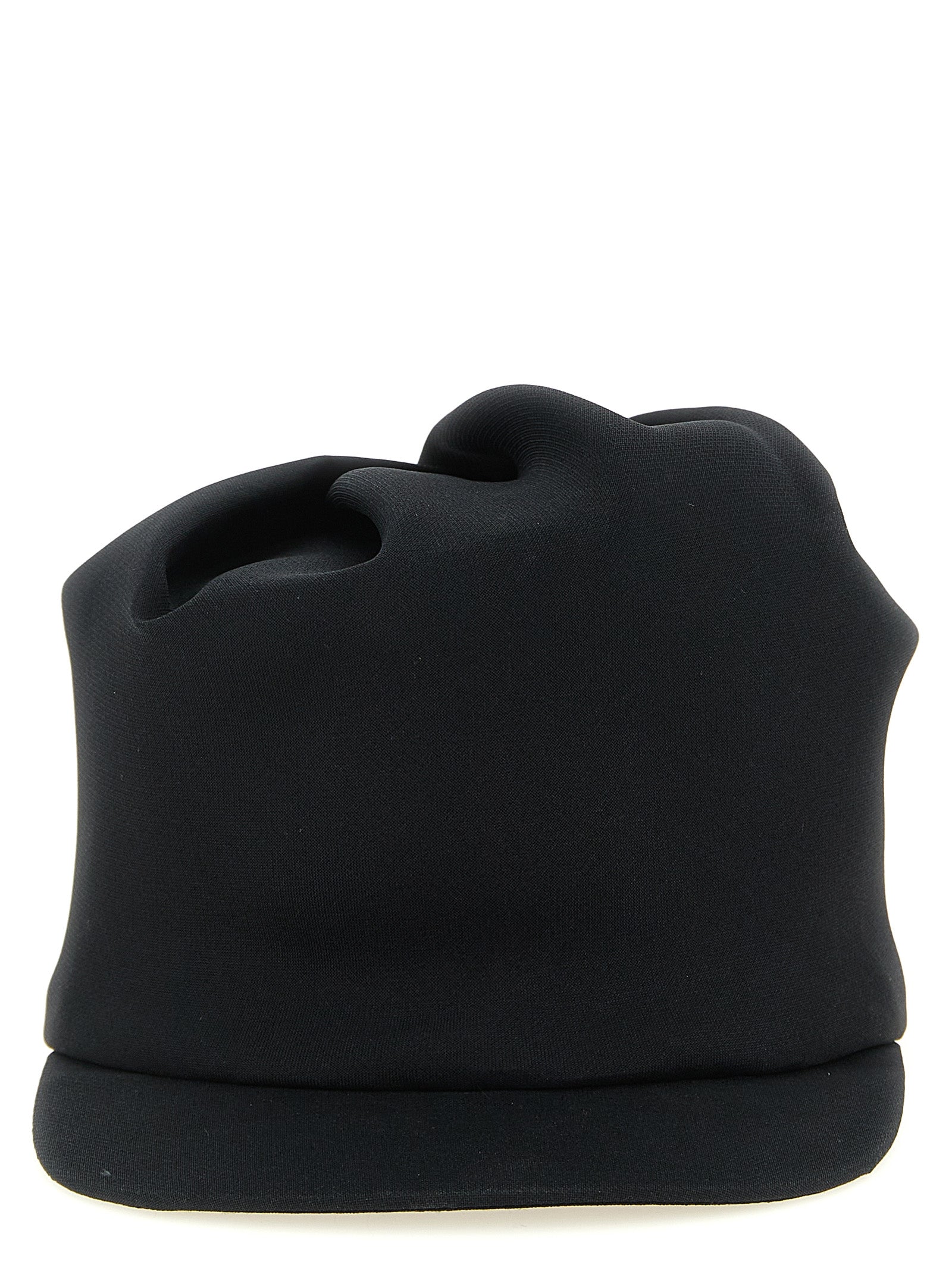 Gorra de béisbol de seda negra Balenciaga