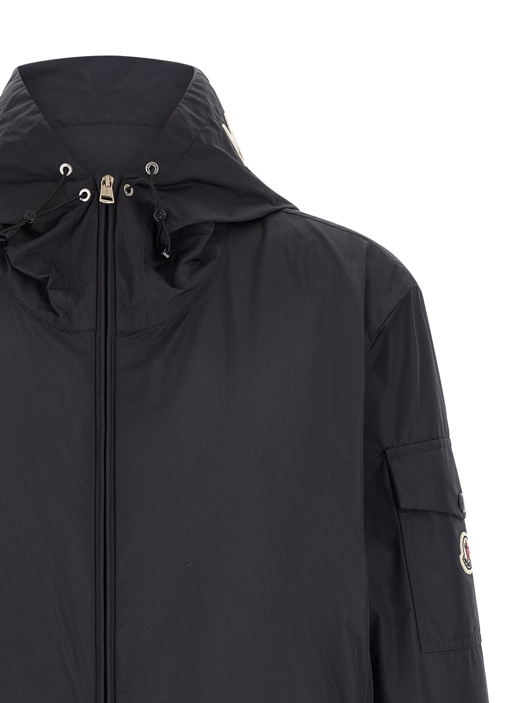 Moncler Blue Polyester Shell Jacket