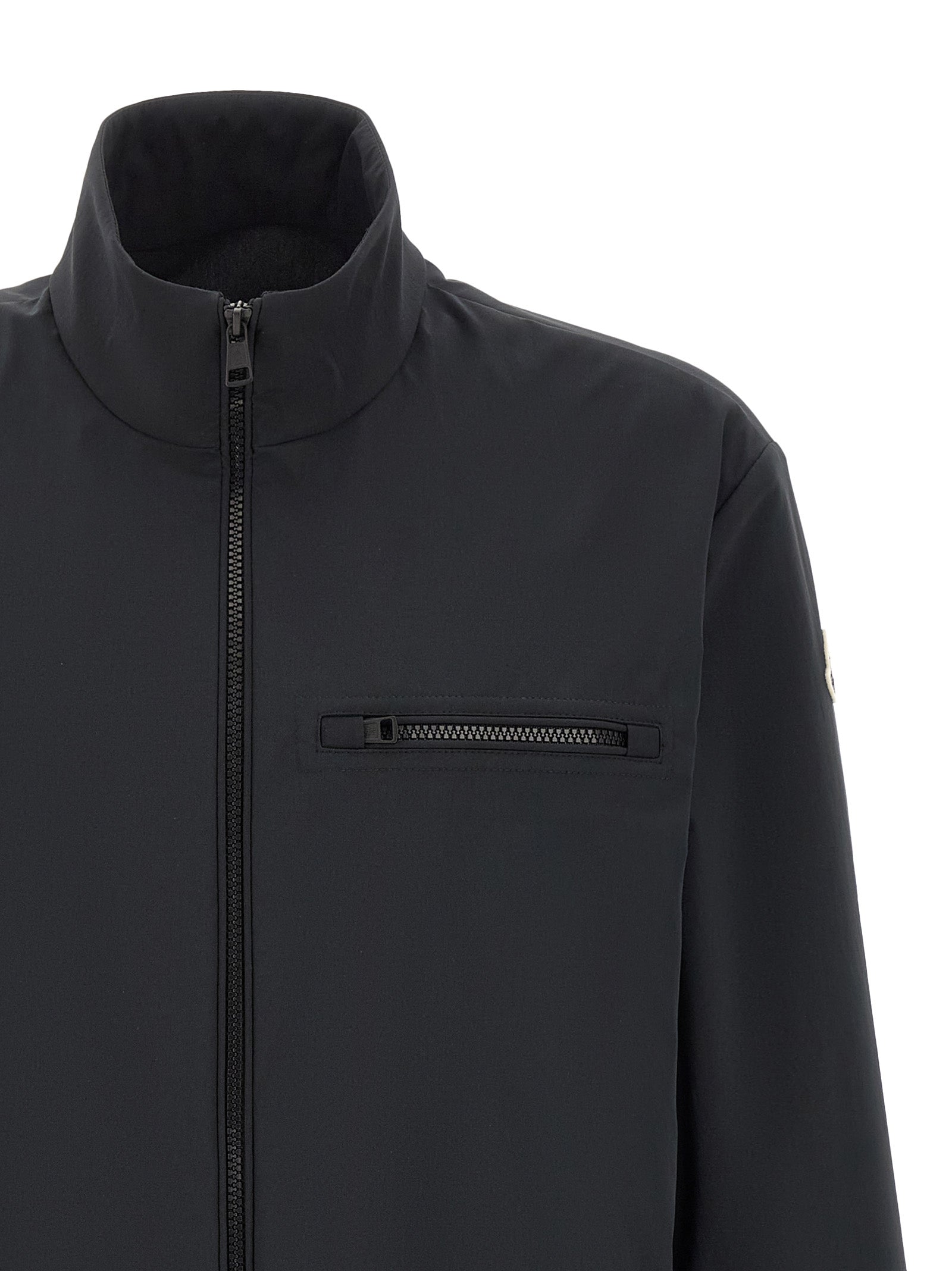 Moncler Black Polyester Shell Jacket