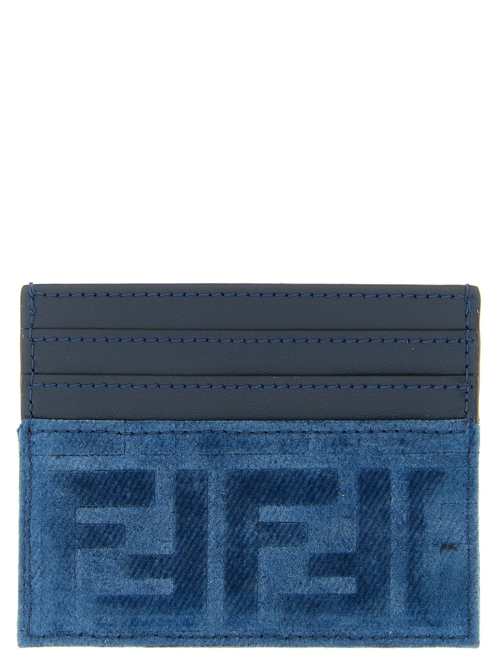 Blue Cotton Cardholder