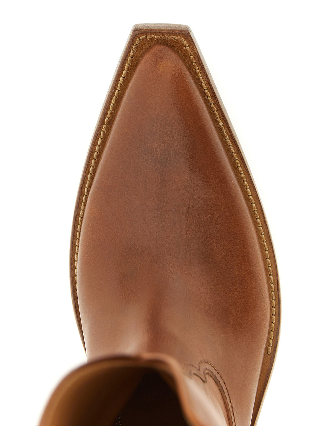 Maison Margiela brune chelsea-boots i kuskinn