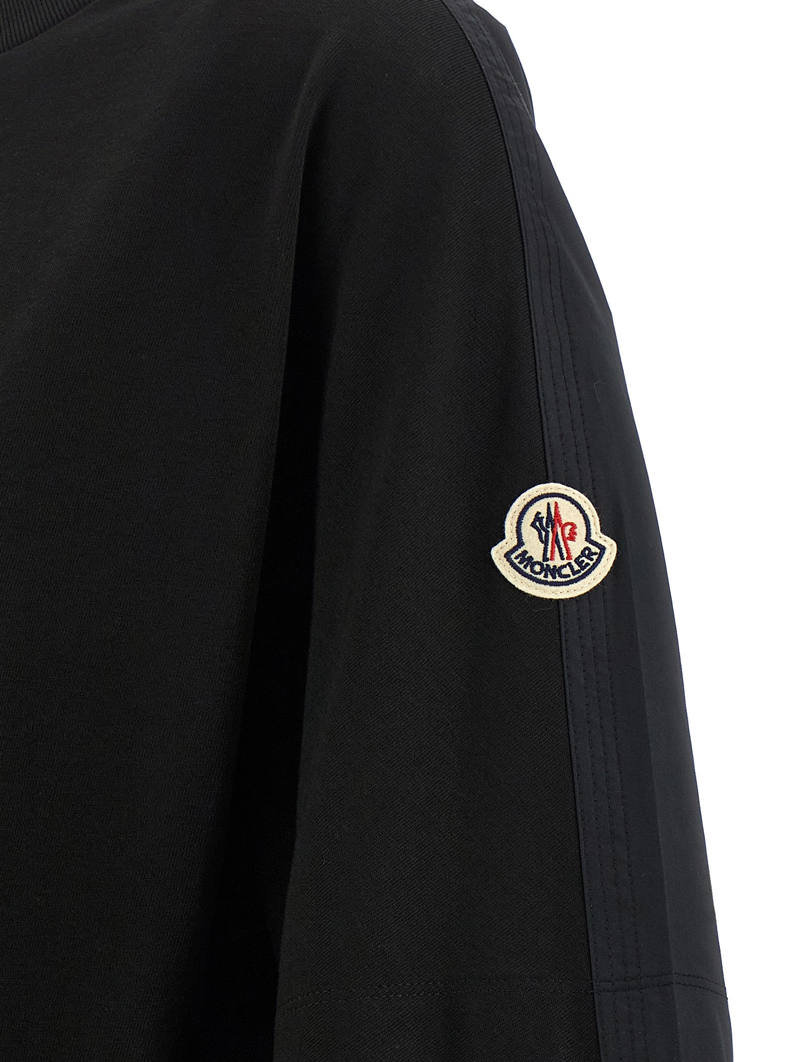 Moncler Black Cotton Short Dress