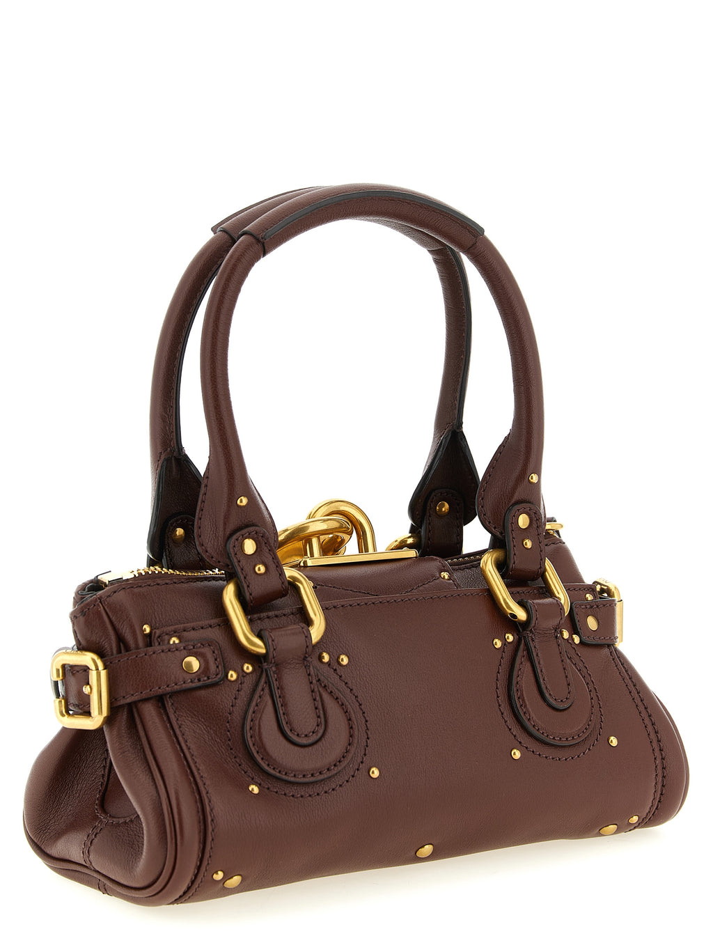 Chloé Brown Buffalo Leather Handbag