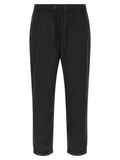 Moncler Black Polyester Joggers (Workout Pants)