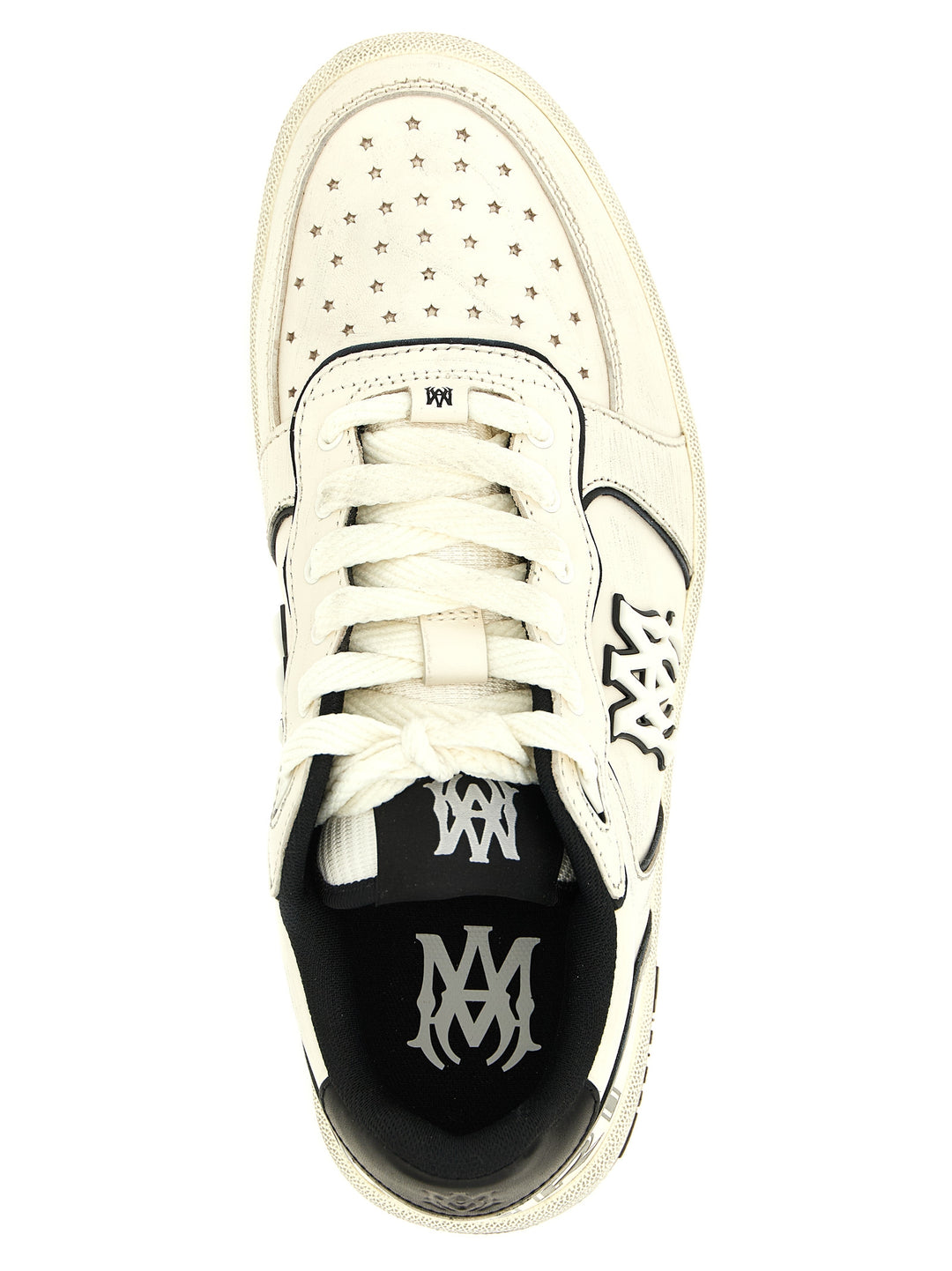 Amiri lave sneakers i tofarget kuskinn