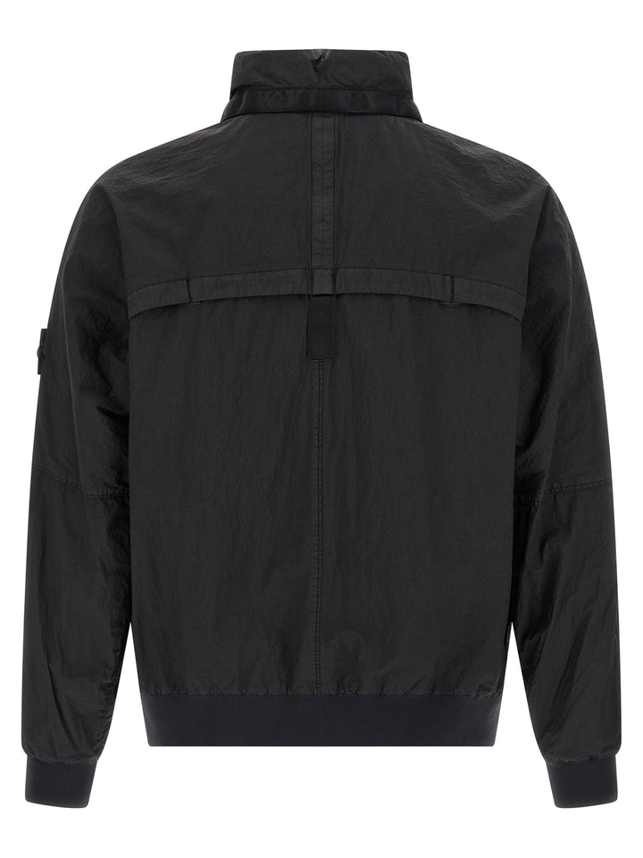 Stone Island Svart Polyamid Bomber
