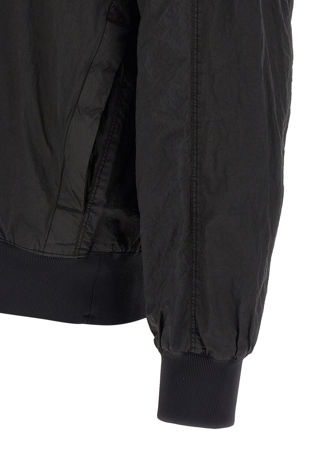 Stone Island Svart Polyamid Bomber