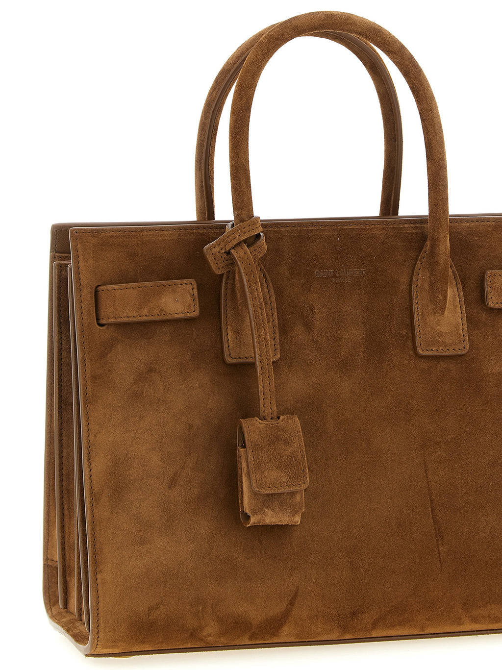 Saint Laurent Brown Calfskin Handbag