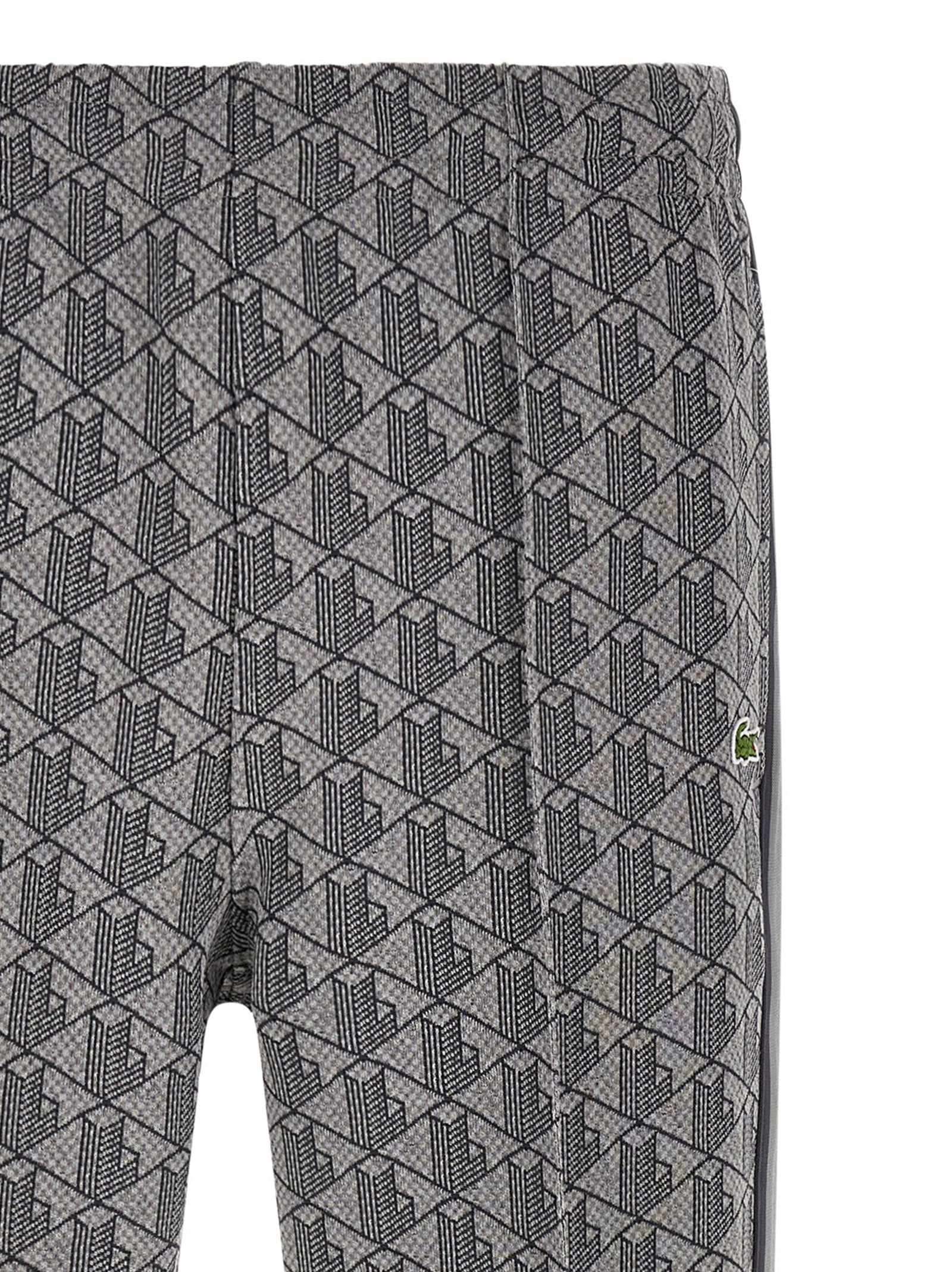 Gray Polyester Joggers (Workout Pants)