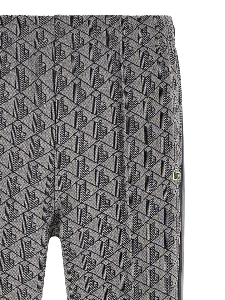 Lacoste grå joggebukser i polyester (treningsbukser)