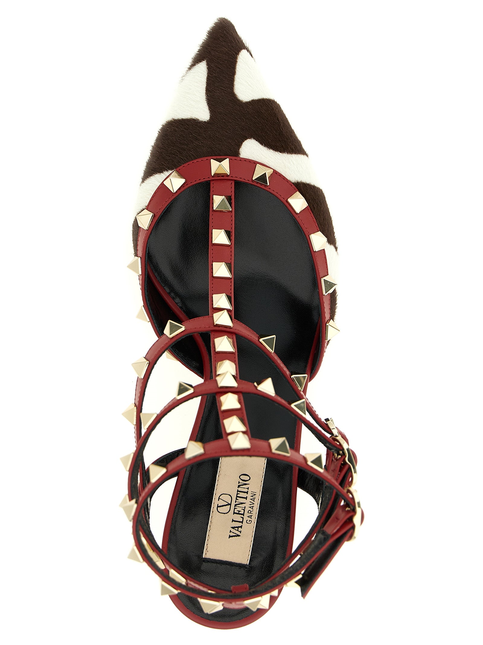 Valentino Garavani Multicolor Calfskin Mid Heel Pumps