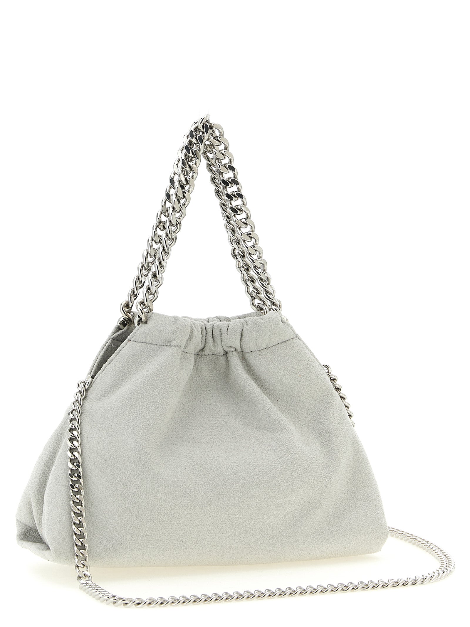 Gray Polyester Handbag
