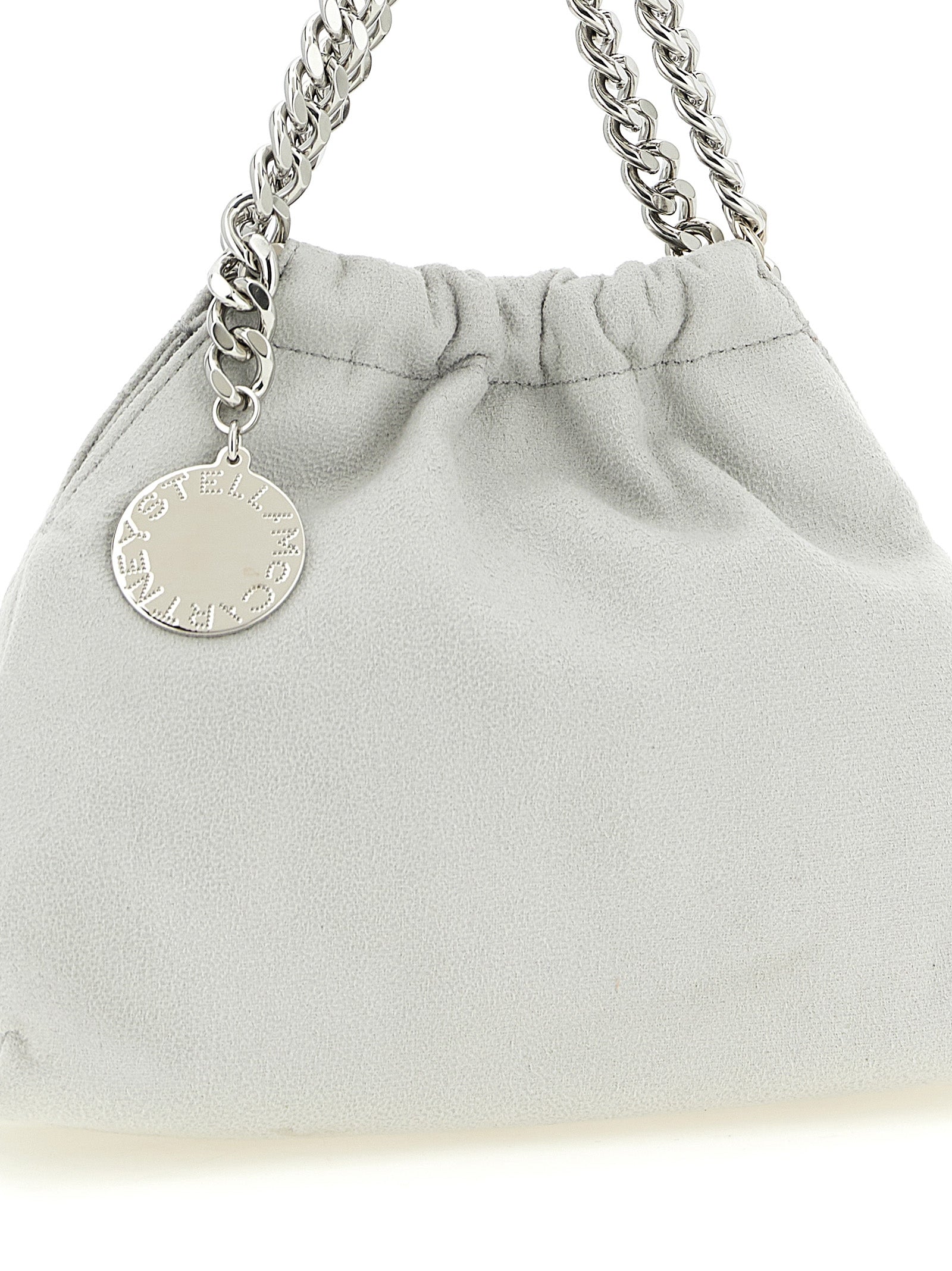 Gray Polyester Handbag