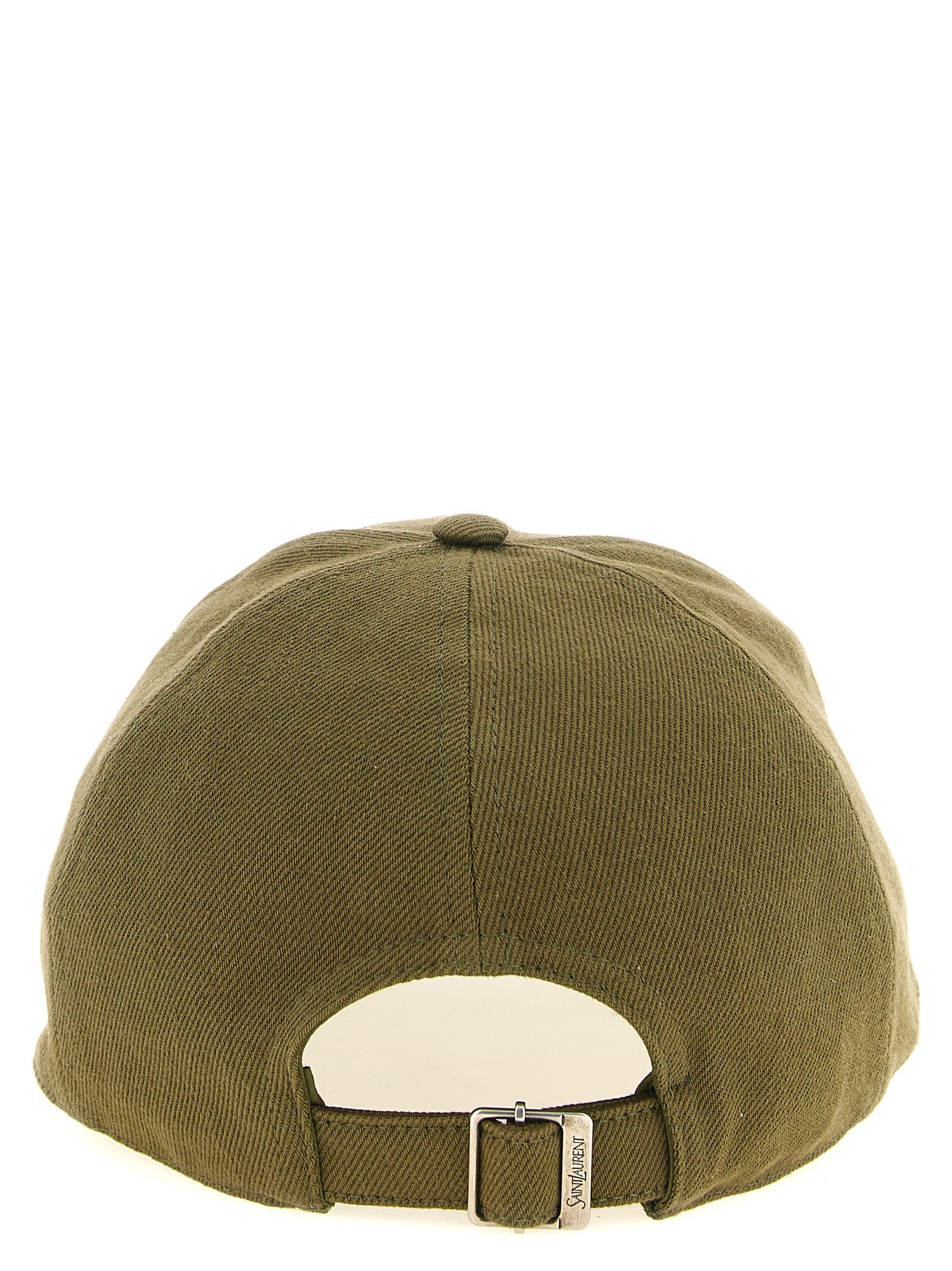Saint Laurent Bicolor Cotton Cap (Baseball Hat)