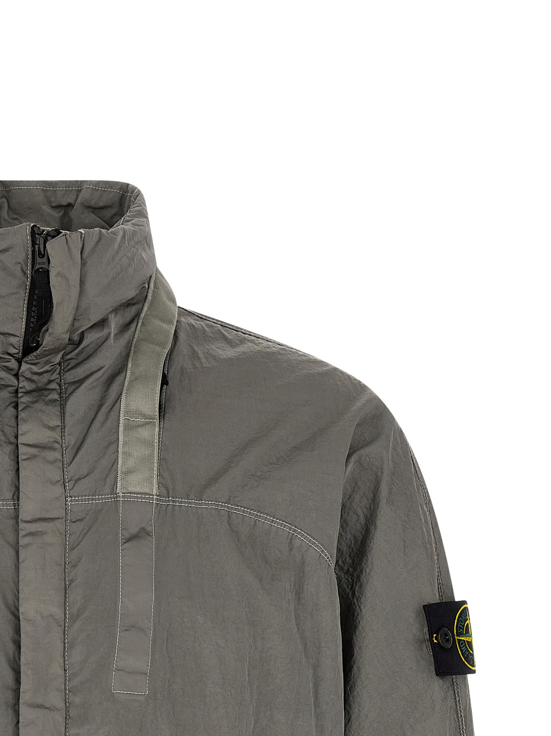 Stone Island Grå Polyamid Bomber