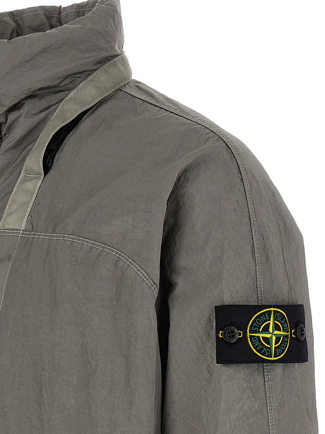 Stone Island Grå Polyamid Bomber