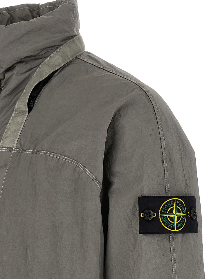 Stone Island Grå Polyamid Bomber