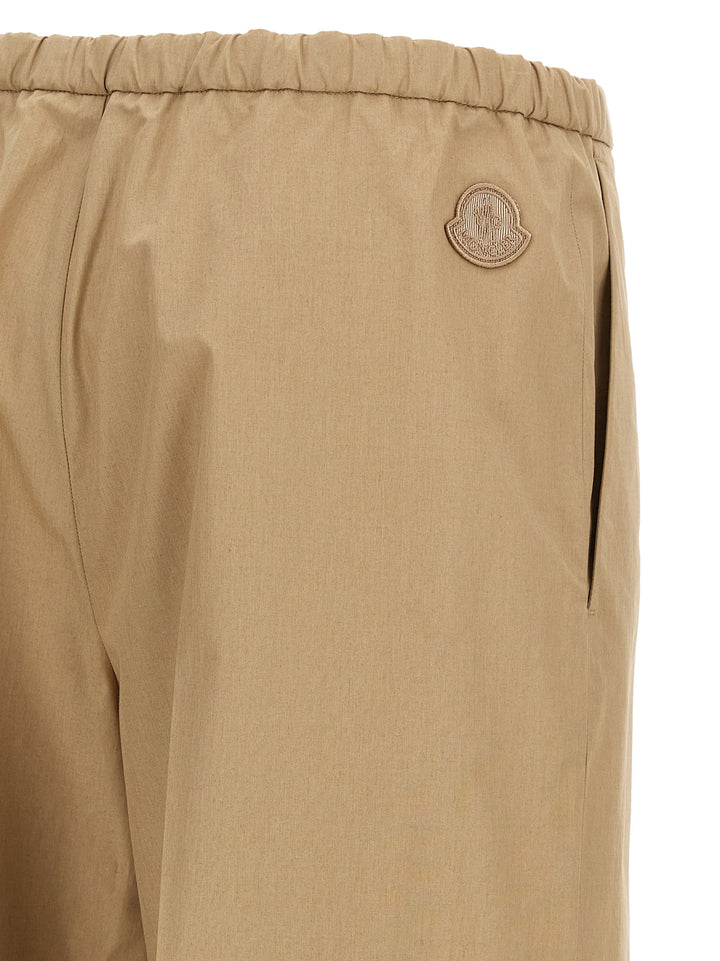 Moncler Beige Bomullsbukser