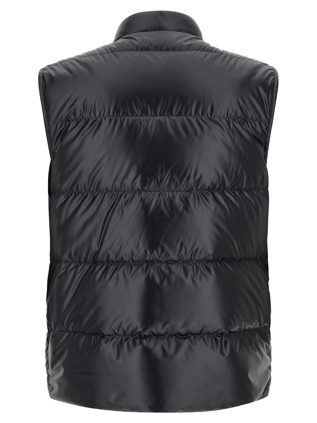 Moncler Ermeløs Jakke i Blå Polyester