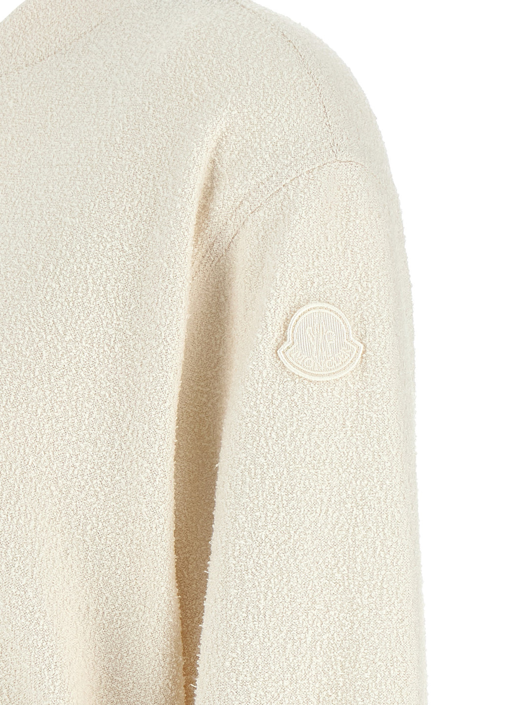 Moncler Hvit Polyester Cardigan