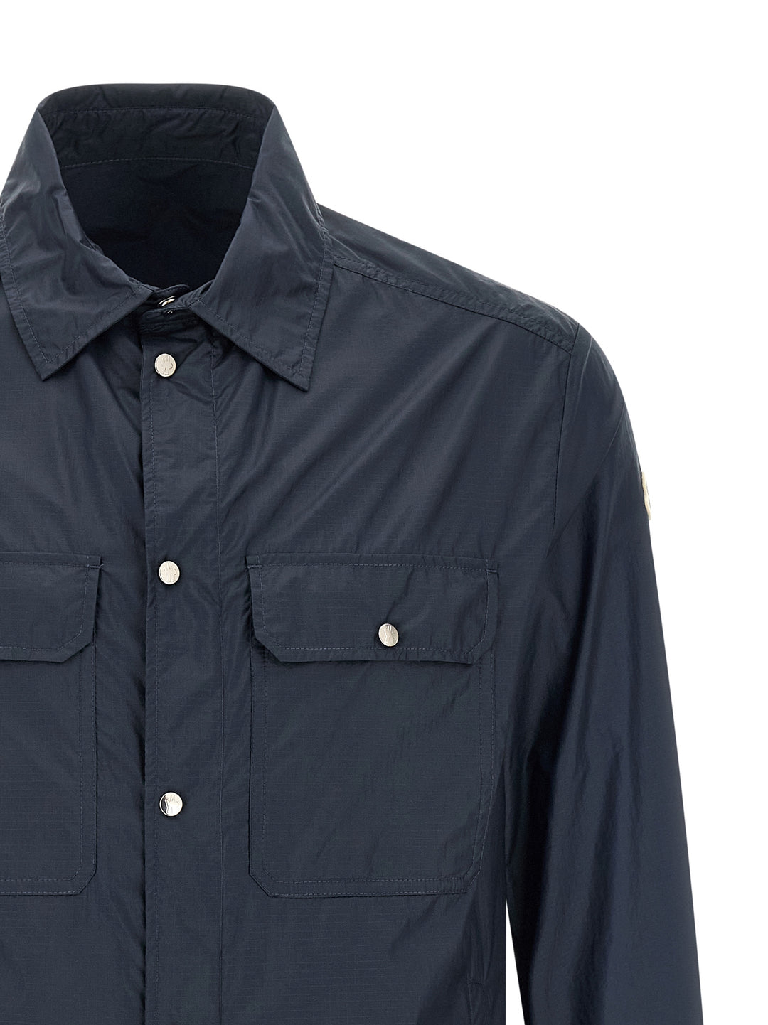 Moncler Blå Polyamid Bluse