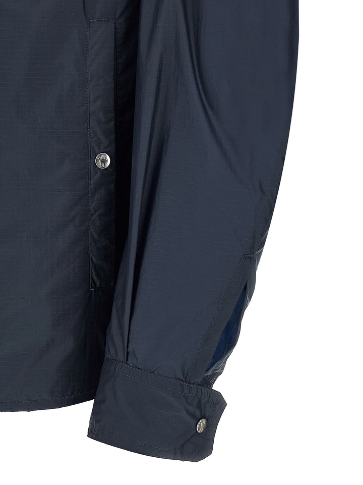 Moncler Blå Polyamid Bluse