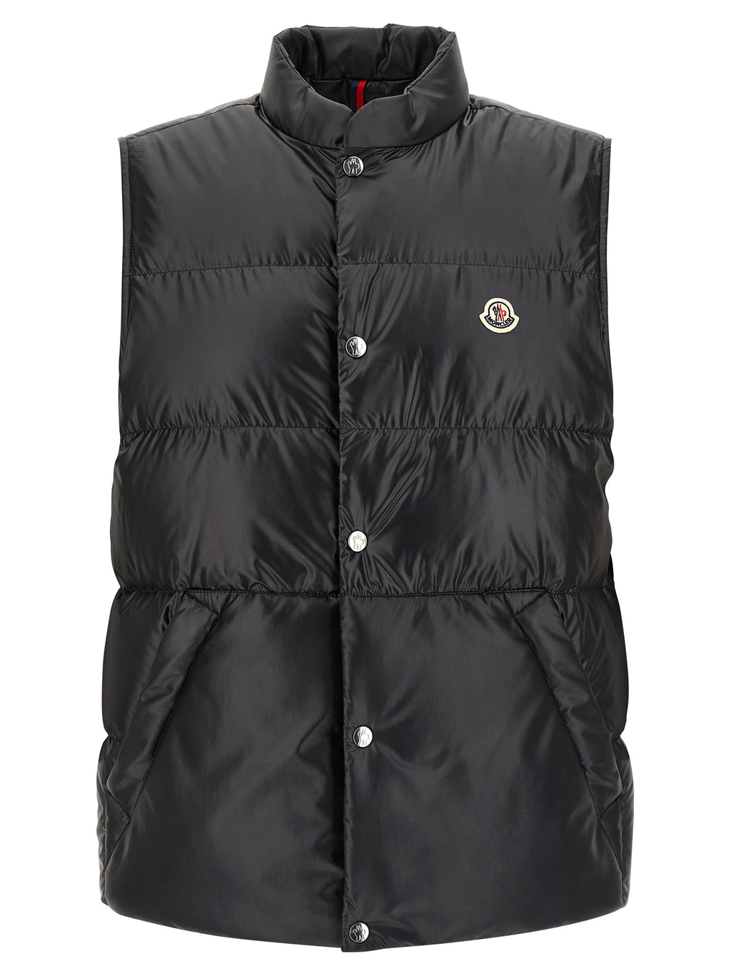 Moncler Black Polyester Sleeveless Jacket