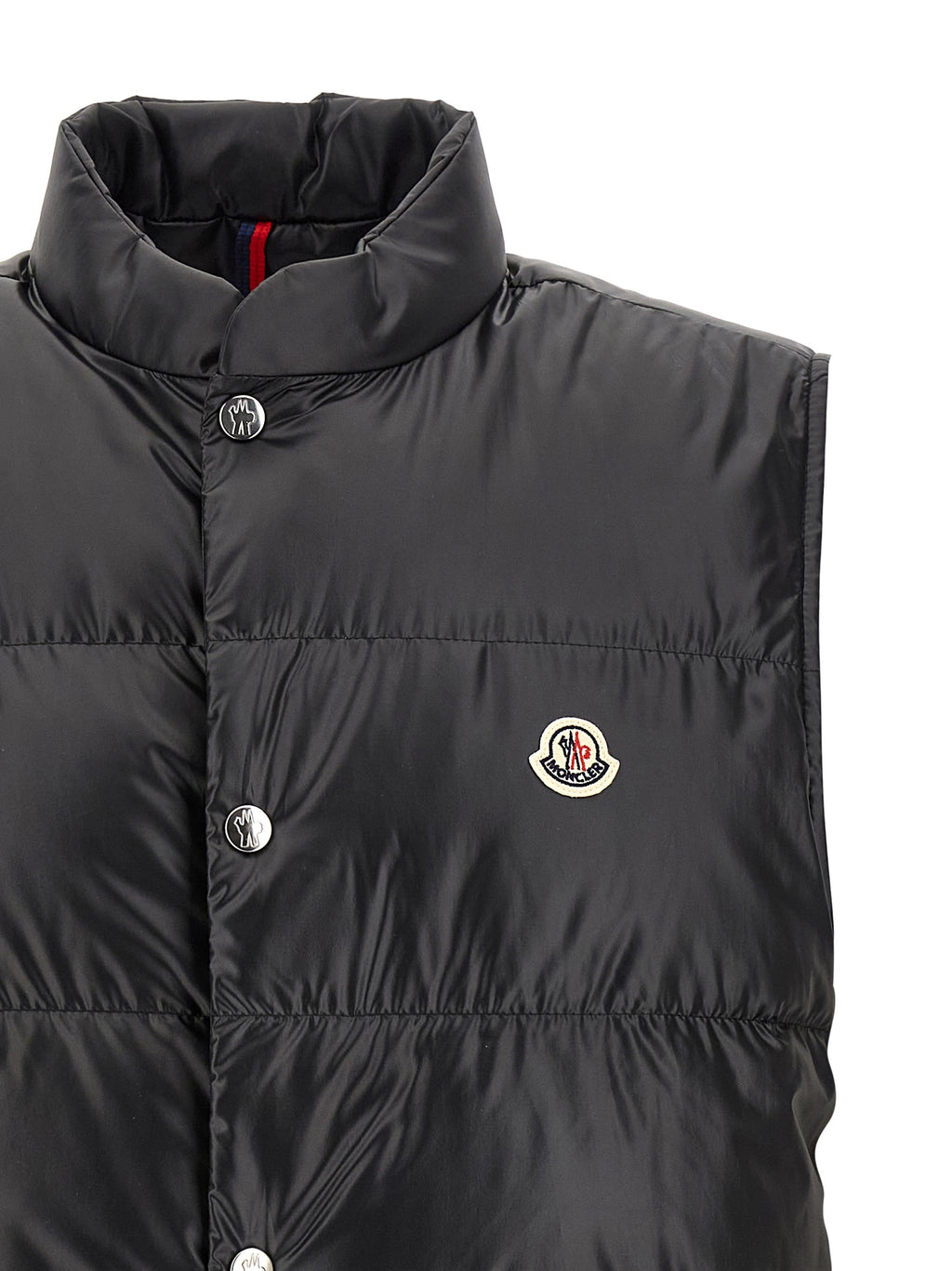 Moncler Black Polyester Sleeveless Jacket