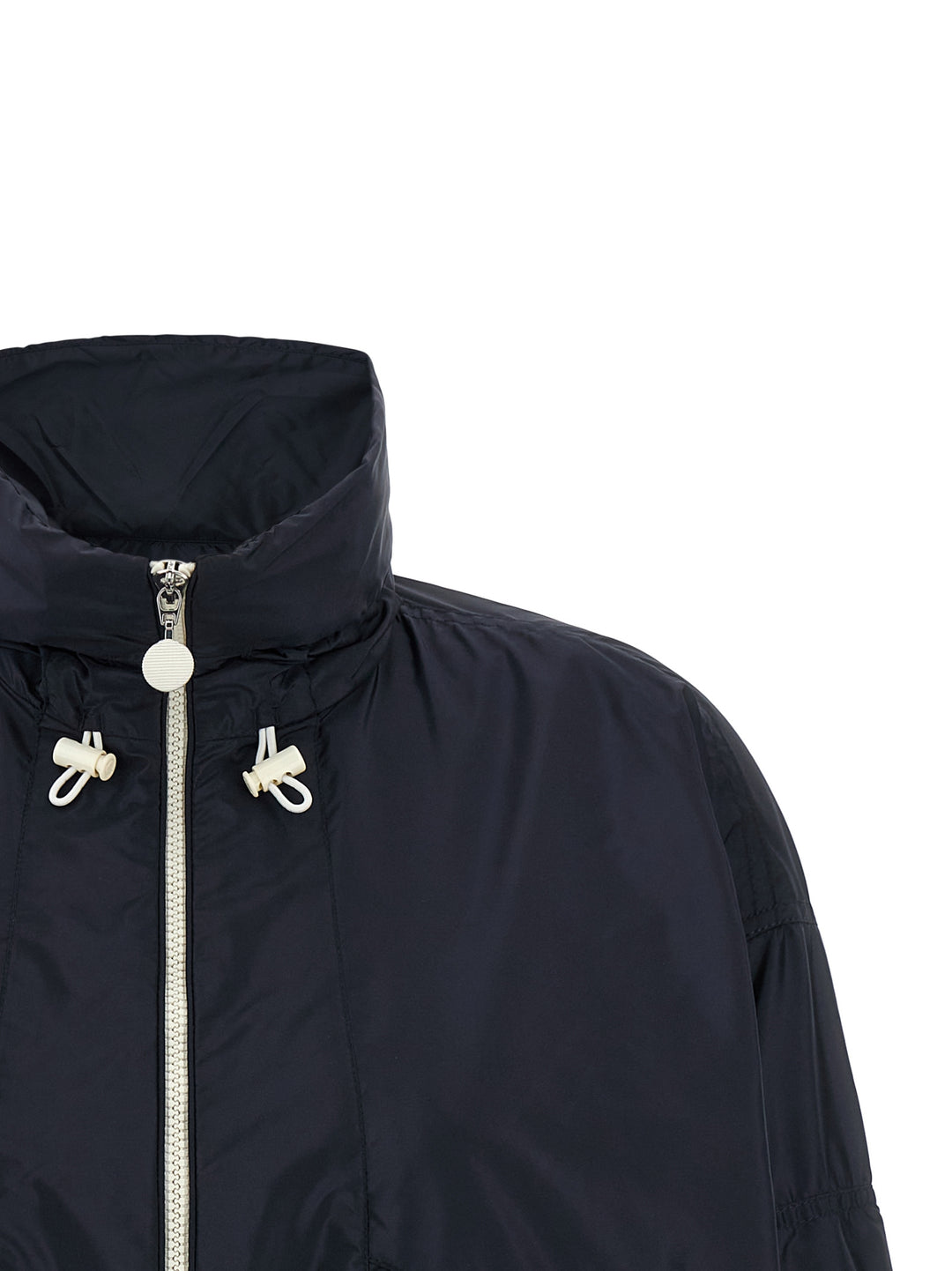Moncler blå skalljakke i polyamid
