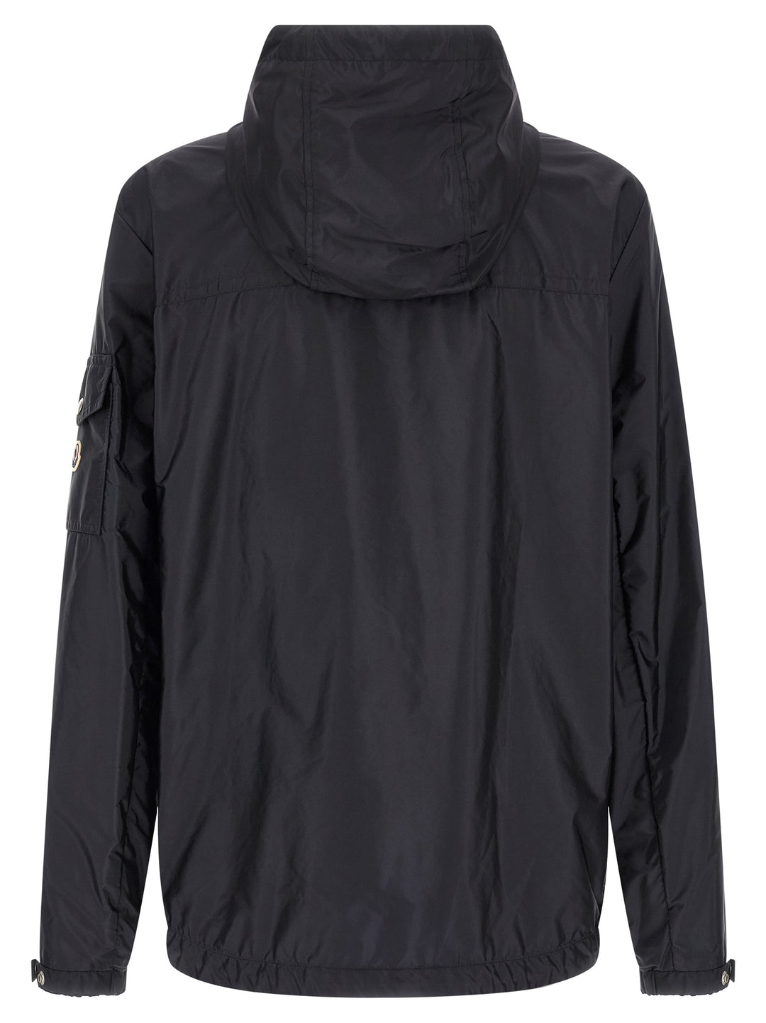 Moncler Blå skalljakke i polyamid