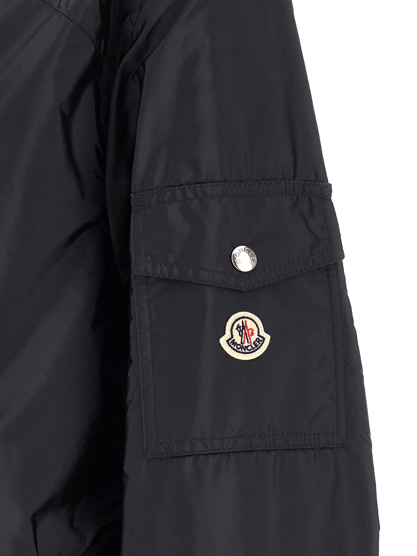 Moncler Blue Polyamide Shell Jacket