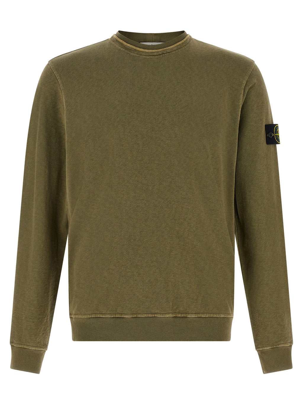 Stone Island Bicolor Cotton Sweatshirt