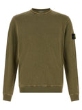 Stone Island Bicolor Cotton Sweatshirt