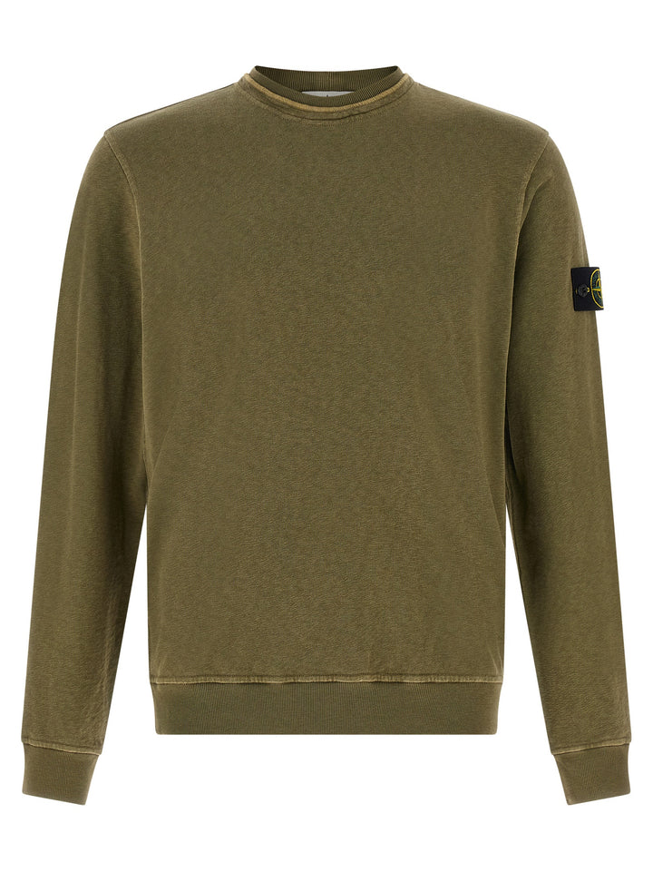 Stone Island tofarget bomullssweatshirt