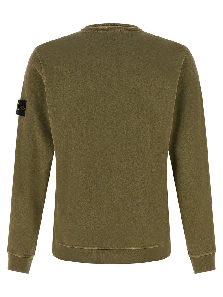 Stone Island tofarget bomullssweatshirt