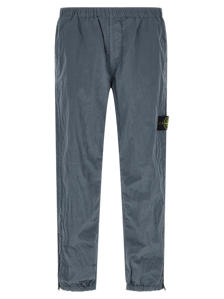 Stone Island Blå Polyamid Joggebukse (Treningsbukse)