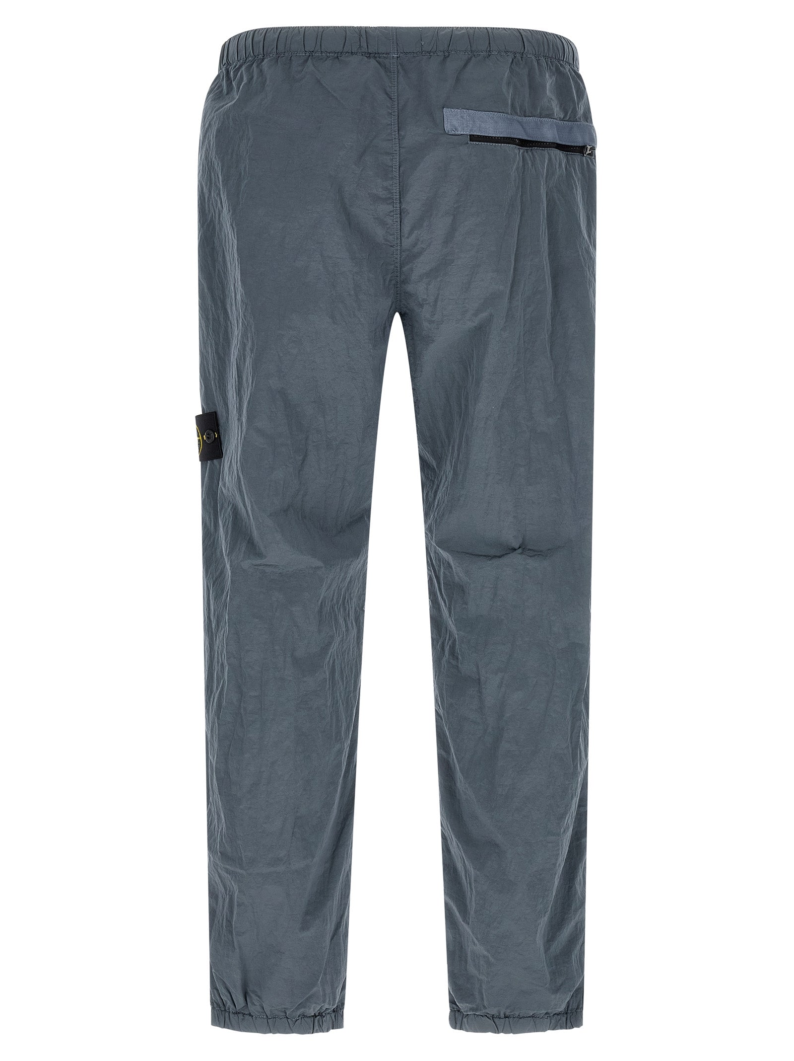 Blue Polyamide Joggers (Workout Pants)