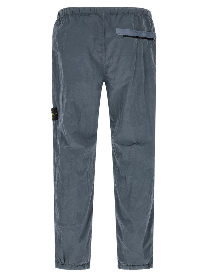Stone Island Blå Polyamid Joggebukse (Treningsbukse)